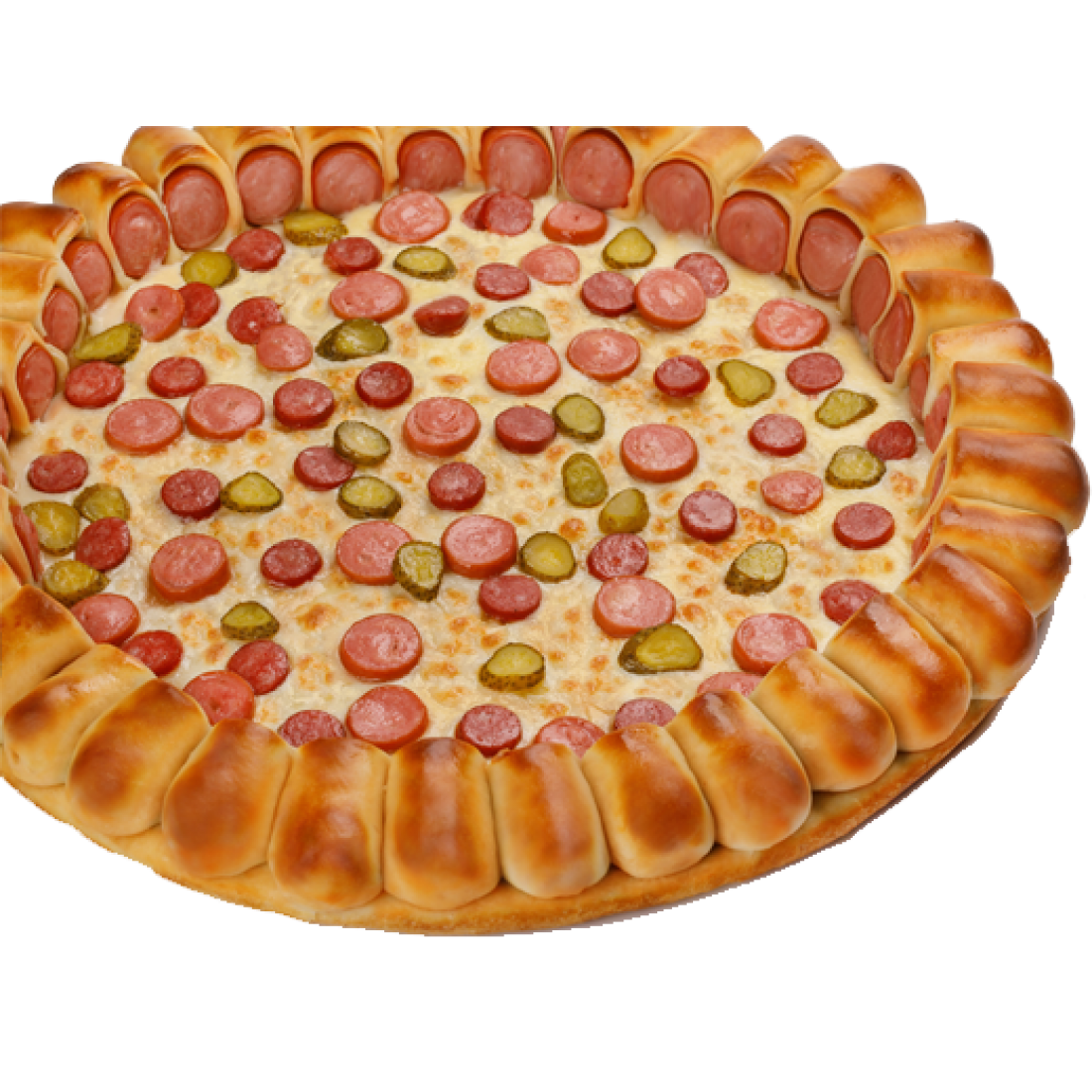 Сити пицца заказать. Сити пицца пицца с мини хотдогами. Пицца с сосисками. Пицца с сосисками по краям. Пицца с бортиками из сосисок.