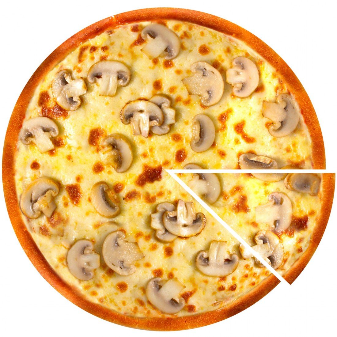 грибная пицца с шампиньонами и сыром фото 7